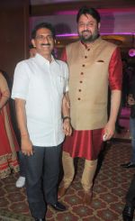 Sunil Rane with Mohit Khamboj at Designer Manali Jagtap Engagement in JW Marriott on 6th Sept 2014